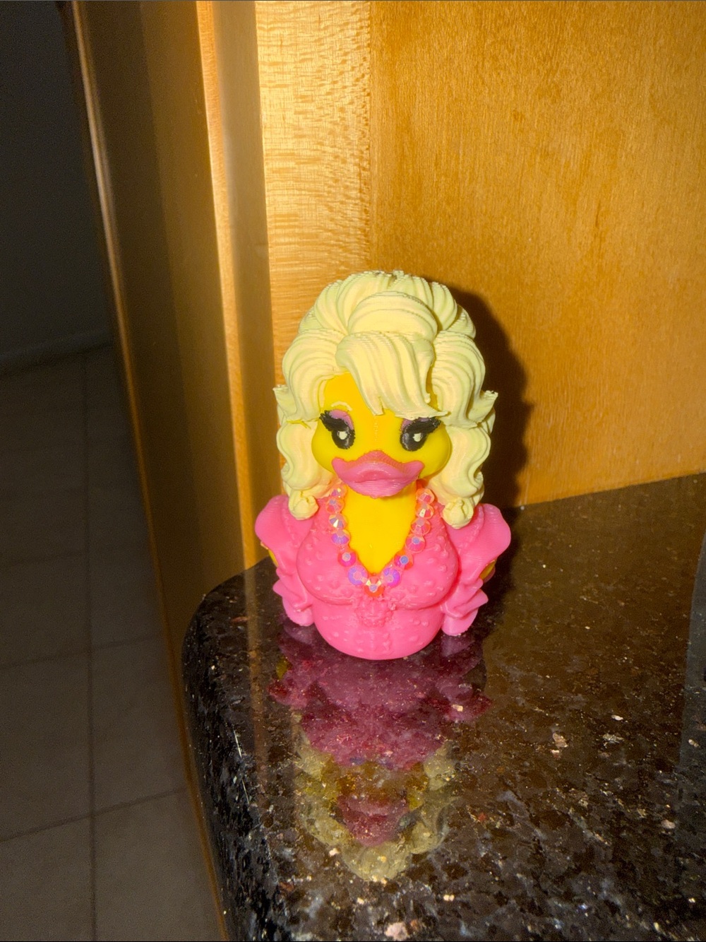 Dolly Parton 3d printed bedazzled duck jeep ducks cruise ducks
